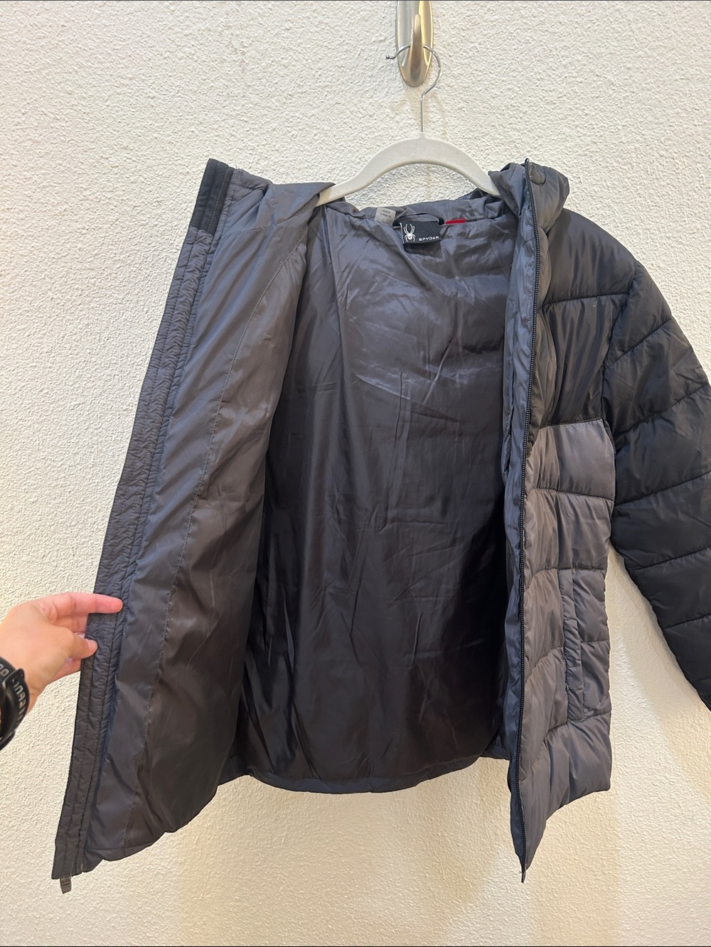 Spyder Ace Puffer Jacket Boys Large 14/16 - Picture 12 of 15